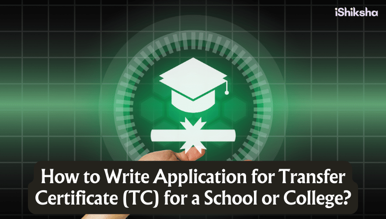 Write Application for Transfer Certificate